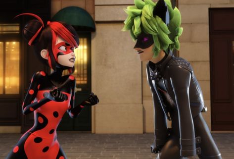 Miraculous ladybug 
Shadybug 
Claw Noir
Reverse Special
Alternative universe 
Parallel universe Claw Noir, Miraculous Ships, Pelo Anime, Miraculous Wallpaper, Miraculous Ladybug Movie, Miraculous Ladybug Funny, Ladybug Comics, Miraculous Ladybug Anime, Miraculous Ladybug Comic