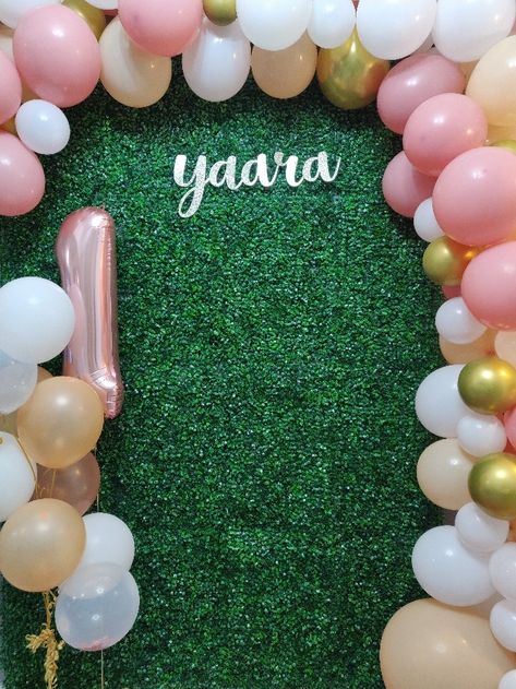 Photo credit @ rumahdiymalaysia Artificial Wall, Photo Credit, Birthday Parties, Birthday, Wall