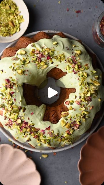 Terianncarty on Instagram: "PISTACHIO BUNDT CAKE that is high in protein and low in sugar. Yes freaking please. 

This recipe is proof that you can have your cake and EAT IT TOO💚

Comment PISTACHIO and I’ll send you the recipe👩‍🍳

#pistachiocake #bundtcake #glutenfreebundt #glutenfreerecipes #pistachiobundtcake #highproteindessert" Pistachio Bundt Cake, High Protein Desserts, Pistachio Cake, Bundt Cake, Vegan Desserts, Pistachio, Gluten Free Recipes, The Recipe, Gluten Free