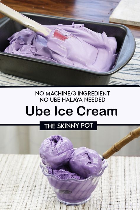 Recipes Using Ube Halaya, Ube Extract Recipe, Ube Potato, Ube Ice Cream Recipe, Filipino Pastries, Ube Recipe, Filipino Dinner, Ube Desserts, Ube Extract