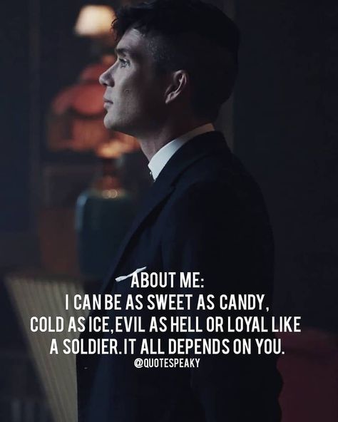 4,483 Likes, 26 Comments - @quotespeaky on Instagram: “It all depends on you #peakyblinders #peakyblindersedit #peakyblindersquotes #thomasshelby…” Peaky Blinders Quotes, Killer Quote, Stoic Quotes, Man Up Quotes, The Darkest Minds, Good Morning Friends Quotes, Warrior Quotes, Men Quotes, Motivational Quotes For Success