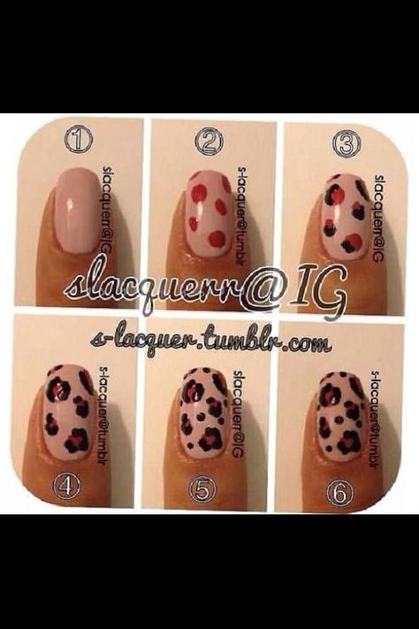 Cheetah nails Leopard Nail Designs, Cheetah Nail Designs, Animal Print Nails Art, Cheetah Nails, Leopard Print Nails, Leopard Nails, Animal Print Nails, Nail Art Hacks, Nail Art Tutorial