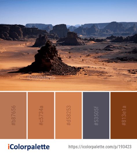 Middle East Color Palette, Middle East Desert, Desert Images, Desert Color Palette, Landscape Rock, Color Palette Ideas, Landform, Desert Colors, Palette Ideas