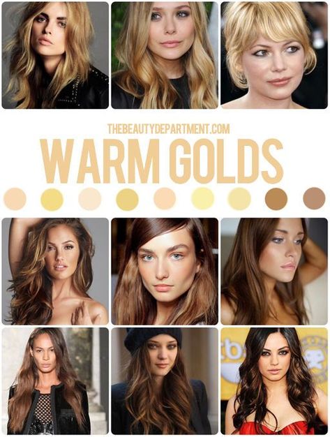 Hair Color Guide, Gold Hair Colors, Perfect Hair Color, Hair Color Chart, Hair Color Shades, Color Guide, The Beauty Department, Julianne Hough, Tone Hair