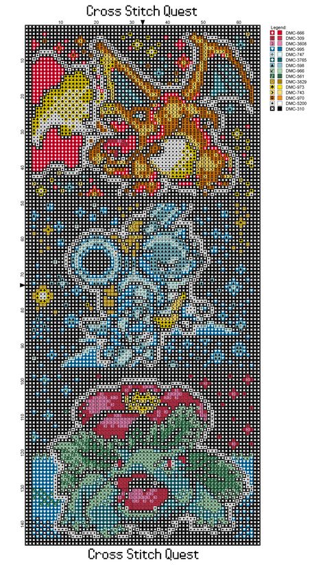 Free Kanto Starters Cross Stitch Pattern Charizard, Blastoise, and Venusaur – Cross Stitch Quest Pokemon Tapestry, Angry Stitch, Kanto Starters, Stitch Pokemon, Geeky Cross Stitch Patterns, Pokemon Cross Stitch Patterns, Vintage Pokemon, Pokemon Cross Stitch, Pokemon Bead