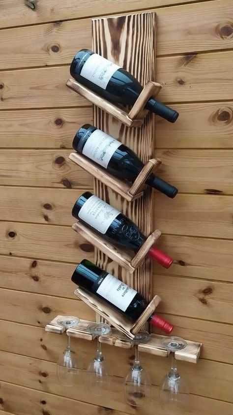 Happy Farm, Wine Racks, Pallet Diy, Wine Rack, House Design, Wine, Bar, Design