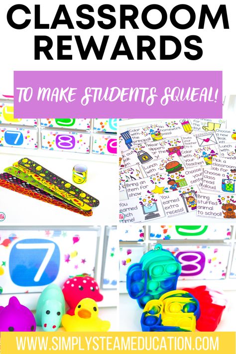 The Best Classroom Rewards That’ll Make Your Students Squeal - Simply STEAM Education Prize Box Ideas, Class Rewards, First Grade Crafts, Prize Box, First Grade Lessons, 1st Grade Activities, Steam Education, Fun Classroom Activities, First Day Of School Activities