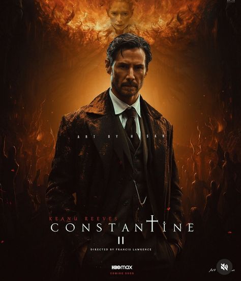 I just love HIm! #keanureeves Cant hardly wait for the super comeback of #johnconstantine the ||😎since 2005 #constantinemovie #demonslayer Constantine Movie, Keanu Reeves Constantine, Constantine 2005, I Just Love Him, John Constantine, Special K, Keanu Reeves, John Wick, Matrix