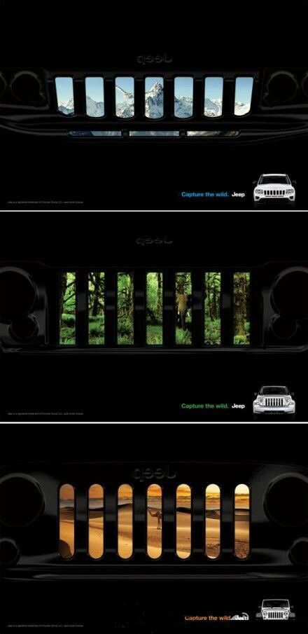 Jeep-Creative Advertisment Jeep Advertising, Jeep Ads, Car Advertising Design, Adventure Car, Cosmetic Creative, Gandhi Jayanti, Creative Poster, Car Advertising, Creative Poster Design