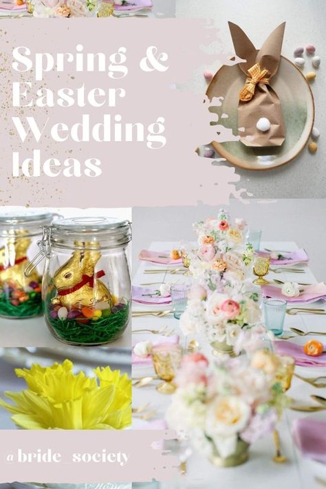 We're welcoming spring by sharing some of our favourite spring / Easter wedding ideas to inspire your big day. Check out our YouTube video that accompanies this Pinterest board where you'll find all the featured photos, then Pin what you like to your own Boards! #springwedding #easterwedding #springweddingideas #springweddingtrends #weddingtrends #easterweddingideas #springflowers #weddingplanning #springweddingfavours #easterweddingfavours #springtheme #eastertheme #weddingideas #kidseaster Easter Wedding Decorations, Easter Wedding Ideas, Spring Wedding Ideas, Easter Wedding, Spring Theme, Easter Time, All The Feels, The Feels, Place Names