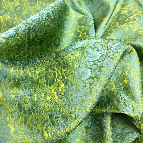 "🍀 Floral Silk fabric 🔸 The patterns of silk fabric are woven directly into the fabric on the surface, with the right side clearly displayed; the left side is more blurred. The fabric surface with vivid decorative patterns such as: such as flowers, leaves, trees, and birds... bring natural beauty, simplicity, and elegance. 🔸 Floral silk fabric is a combination of modern and traditional. Each Pattern on the fabric represents the typical beauty of the traditional craft village of Vietnam 🍀 ABOUT MULBERRY SILK FABRIC 🔸 Mulberry silk fabric is the most natural silk today, made entirely by hand, from the traditional village of silk weaving over 100 years of Vietnam, raising silkworms to get cocoons, and weaving into silk. The artisans always respect and preserve the inherent beauty of mulb Green Silk Fabric, Printed Silk Fabric, Asian Fabric, Cotton Silk Fabric, Silk Weaving, Mulberry Silk Fabric, Silk Art, Loose Fabric, Unique Fabric