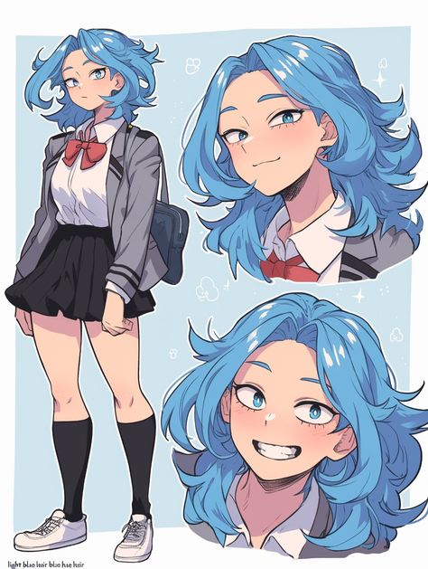 Mha Support Course Oc, Mha Ocs Female Hero, Mha Hairstyles, Mha Hero Oc, Mha Art Style, Female Hair Drawing, My Hero Oc, Mha Oc Ideas, Mha Oc Female