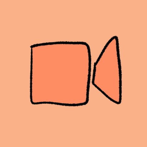 cutie little handrawn orange facetime icon for apps, aesthetic, shortcuts Orange Facetime Icon, Icon For Apps, Facetime Icon, Apps Aesthetic, Handmade Drawings, Drawing Artwork, Orange, Drawings, Art