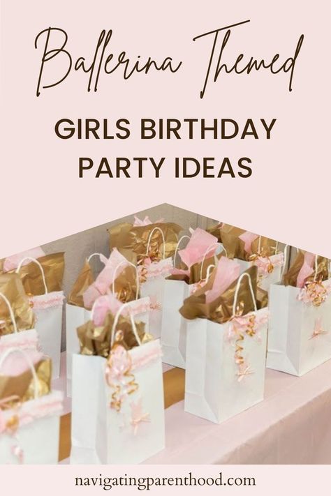 Ballerina Birthday Party Favors, Birthday Party Ideas Pink, Ballerina Themed Birthday Party, Ballerina Birthday Party Ideas, Ballerina Party Theme, Ballerina Party Favors, Toddler Girl Birthday Party, Ballerina Birthday Party, Ballerina Birthday Parties