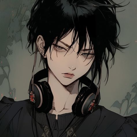 Anime boy, anime boy icon, Aesthetic icon, Aesthetic boy icon, 8k, 4k, high quality icon, gothic girl icon, 90s anime, retro anime Arte Grunge, Anime Monochrome, Guy Drawing, Cartoon Profile Pics, Cute Profile Pictures, Anime Character Drawing, Anime Sketch, Anime Artwork, Cartoon Art Styles