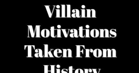 Not all villains are works of the imagination. And not all villains are as completely inhuman as we might prefer to think. Some people t... Villain Archetypes, When People Make You The Villain, What Type Of Villain Are You, Types Of Villains Writing, How To Write A Villain Arc, Villain Motives Writing, Character Motivation, Daniel And The Lions, Evil Person