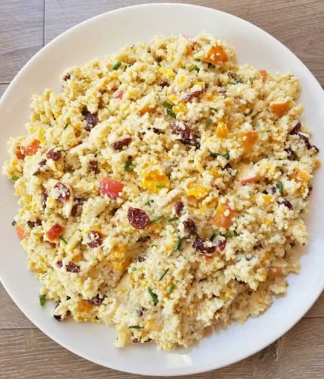 Fruity Almond Couscous Salad Couscous Salads, Summer Couscous Salad, Summer Couscous, Salad Couscous, Couscous Salad Recipes, Quick Chicken Dinner, Moroccan Couscous, Couscous Recipe, Salad Salad