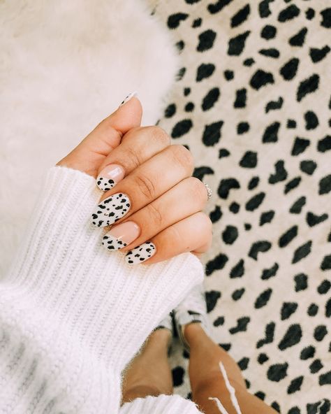 Feeling feisty & ready to experiment with some animal print nail art - this mani is giving us all the inspo! 📷 @adabellebuntrock  #glossyboxus #glossybox #nailart Dalmatian Nails, French Pedicure, Gel Pedicure, Her Nails, Animal Print Nails, Shellac Nails, Fall Nail Art, Coffin Nails Designs, Dream Nails