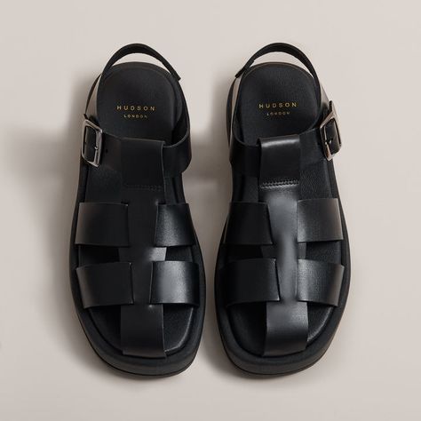 Women's Collection – Hudson London Fisherman Sandals Outfit, Black Sandals Outfit, Fisherman Sandals Women, Elevated Aesthetic, Woman Sandals, Chill Fits, Sandals Outfit, Fisherman Sandals, Black Leather Sandals