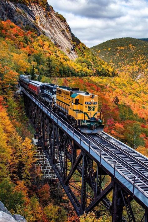 Scenic Railroads, Scenic Road Trip, Railroad Photography, Railroad Photos, Train Photography, Old Trains, Train Pictures, Train Journey, Train Tracks