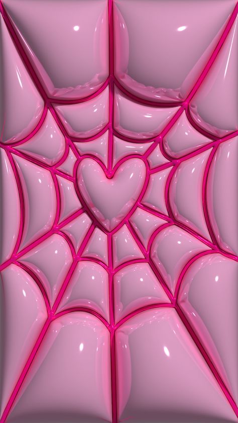 Pink Spiderweb Lockscreen wallpaper Heart Spider Web, Heart Spider, 3d Wallpaper Cute, Pretty Wallpaper Ipad, Halloween Wallpaper Iphone Backgrounds, Jelly Wallpaper, 3d Wallpaper Iphone, Desain Buklet, Iphone Wallpaper Stills