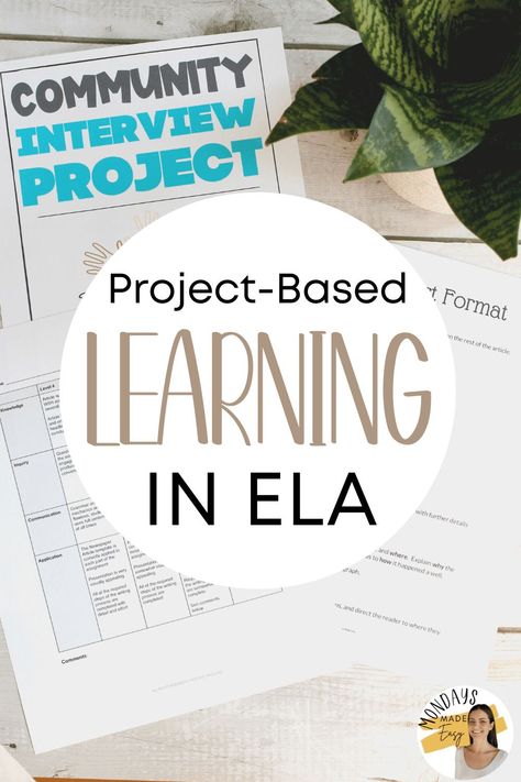 Project Based Learning High School, Project Based Learning Middle School, Pbl Projects, High School Project, Teaching High School English, Sped Classroom, Arts Classroom, English Projects, High School Teachers