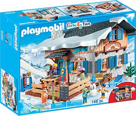 PLAYMOBIL Ski Lodge Building Set *** Learn more by visiting the image link.(It is Amazon affiliate link) #commentbelow Ski Hut, Playmobil Sets, Play Mobile, Ski Lodge, Build A Snowman, Toy Collector, Skis, Collector Dolls, Sports Theme