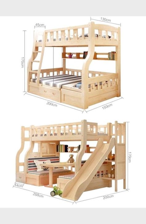 Stair Drawers, درج السلم, Bunk Bed Plans, Double Bunk Beds, Diy Bunk Bed, Bunk Bed With Slide, Kids Loft Beds, Bunk Beds With Stairs, Bunk Bed Designs