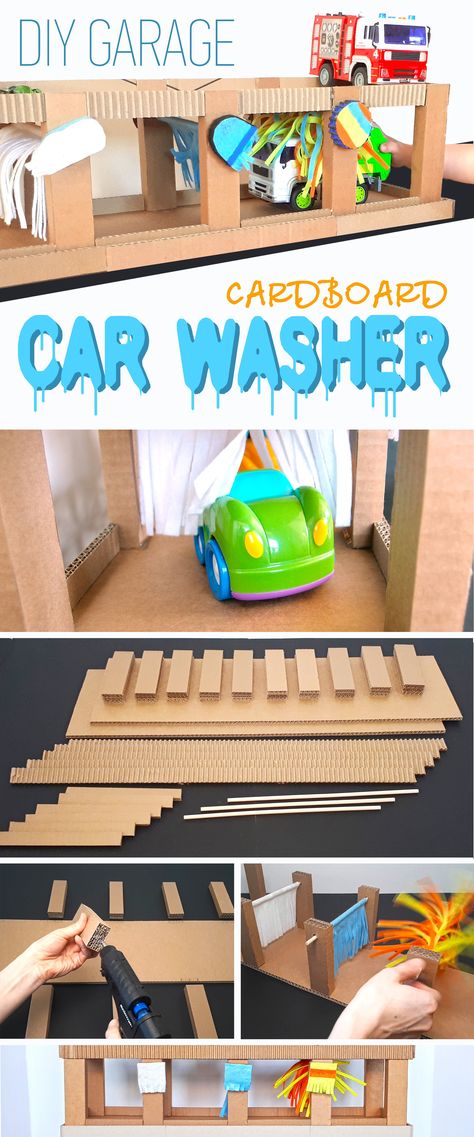 Diy Cubby, Recycle Craft, Toy Car Garage, Abc Learning, Diy Furniture Repurpose, Cardboard Car, Diy Projects For Men, Car Wheels Diy, Garage Car