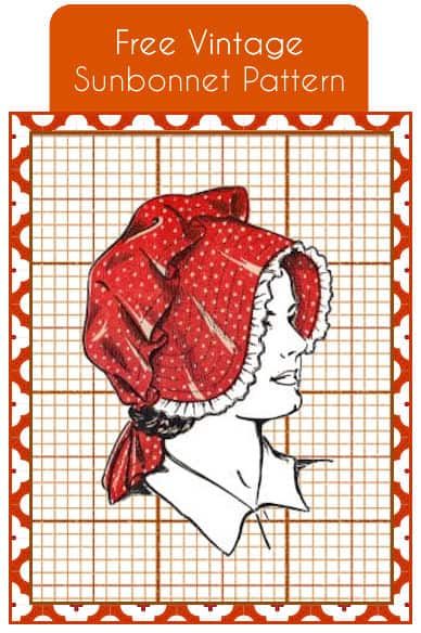 Vintage Bonnet Pattern, Prairie Bonnet Pattern Free, Pioneer Bonnet Pattern Free, Pioneer Bonnet Pattern, Pioneer Apron Pattern, Sun Bonnet Pattern, Bonnet Pattern Free, Bonnet Sewing Pattern, Pioneer Bonnet