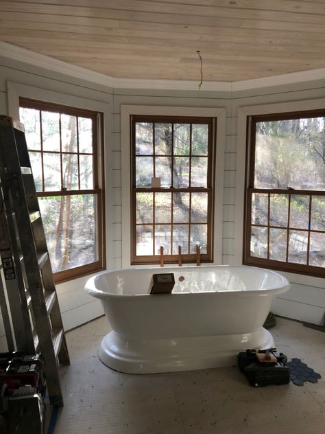 Bear Claw Tub, Claw Tub, Claw Tubs, Bear Claw, House Clothes, Dog Bath, Home Libraries, Clawfoot Tub, Window View