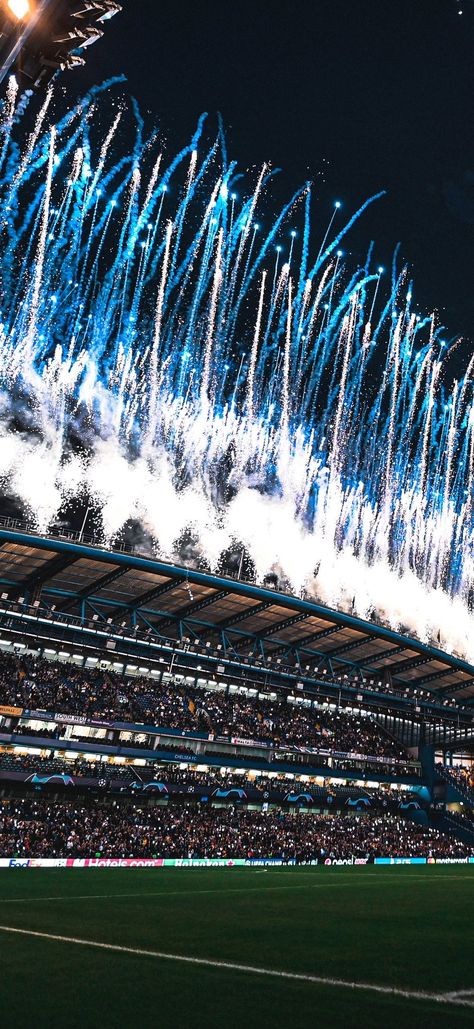 Chelsea Stadium, Chelsea Football Club Wallpapers, Chelsea Champions, Chelsea Fc Wallpaper, Chelsea Fc Players, Chelsea Wallpapers, Fireworks Wallpaper, Chelsea Soccer, Bridge Wallpaper