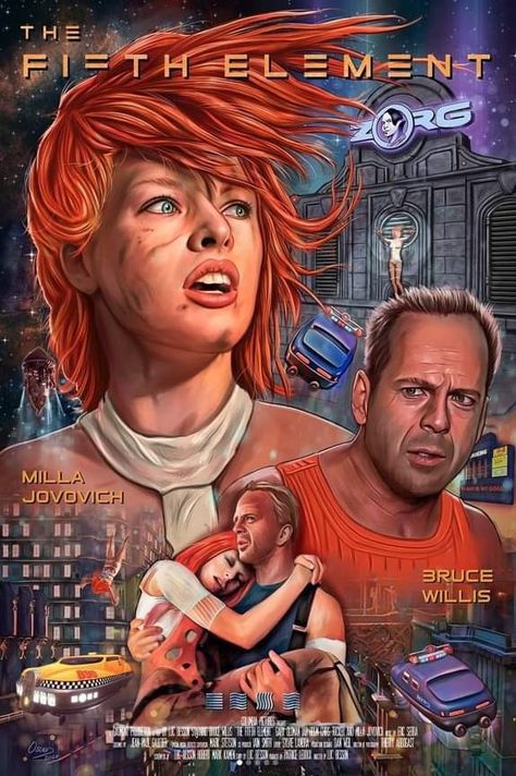 Fifth Element Movie Poster, The Fifth Element Movie Poster, The Fifth Element Movie, Oscar Martinez, Element Art, 5th Element, The Fifth Element, Classic Films Posters, Art Musical