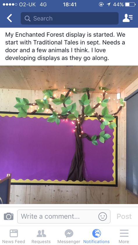 Nocturnal Animals Activities, Forest Theme Classroom, Infant Room Ideas, School Library Book Displays, Forest Classroom, Enchanted Forest Book, Enchanted Forest Theme, Teaching Classroom Management, Classroom Goals