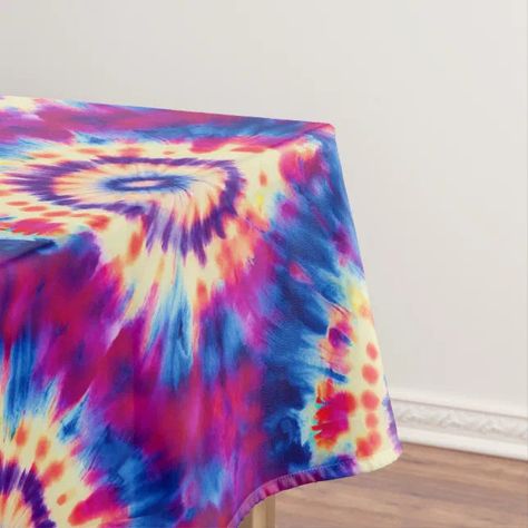 Tie-Dye Tablecloth | Zazzle Favorite Things, Batik, Table Cloth, Tie Dye, Created By, Dye, Stars