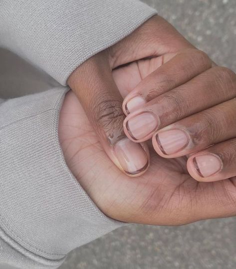 The 20 Best Colourful French Manicure Ideas to Try Now | Who What Wear UK Winter Nails 2023, Pastel Blue Nails, Color French Manicure, Nails 2023 Trends, Neutral Nail Color, Sheer Nails, Essie Nail Colors, New Nail Trends, Types Of Manicures