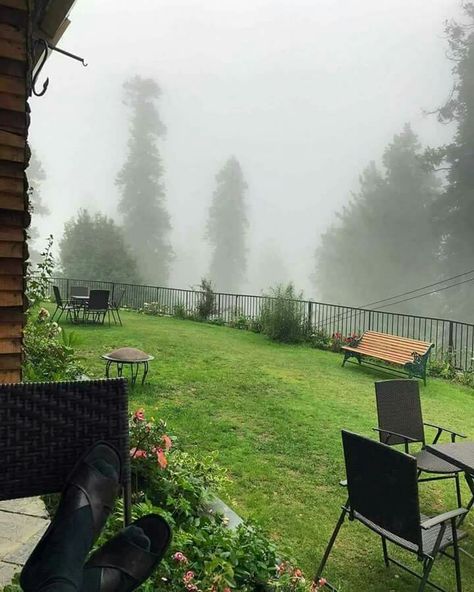 A hotel lawn in Nathia Gali, Pakistan. Murree Pakistan, Nathia Gali, Pakistan Pictures, World Most Beautiful Place, Pakistan Travel, Pakistan Zindabad, Fairy Queen, Beautiful Places On Earth, Beautiful Places In The World