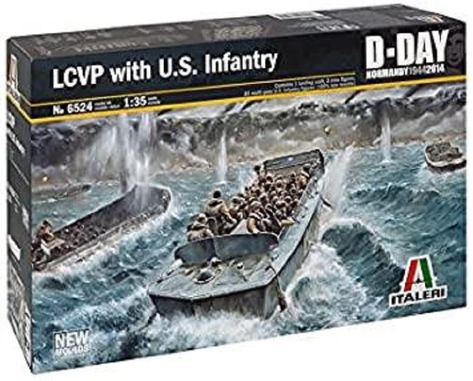 PRICES MAY VARY. Decals included Kit includes 25 multi-pose U.S. Infantry figures and 3 crew figures 1/35 Scale Landing Craft D Day Normandy, Flat Bottom Boats, U Boat, Landing Craft, Model Building Kits, Military Modelling, Model Shop, Model Boats, Plastic Model Kits