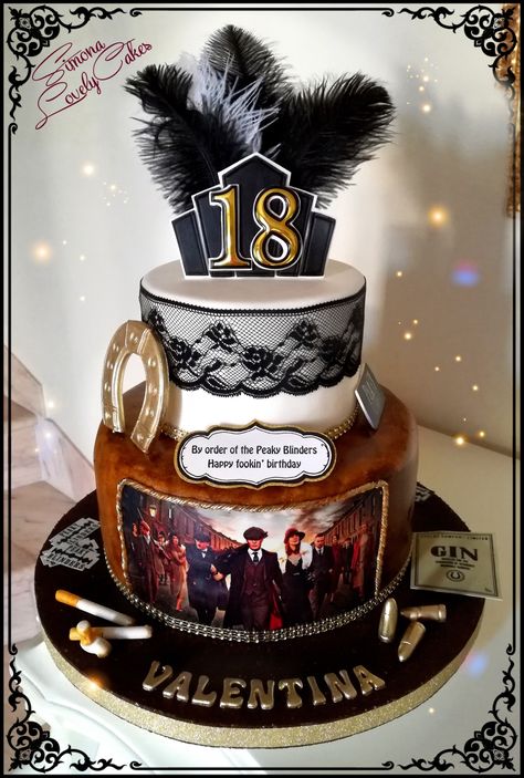 Peaky Blinders Cake Peaky Blinders Birthday Cake, Peaky Blinders Party Decorations Ideas, Peaky Blinders Cake Ideas, Mafia Cake Ideas, Peaky Blinders Birthday Theme, Peaky Blinders Party Decorations, Peaky Blinders Birthday, Peaky Blinders Party, Peaky Blinders Theme