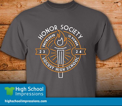 Create your own NHS design for t-shirts, hoodies, sweatshirts. Pick one of our Templates & then choose your Text, Ink and Garment Colors. 12 piece minimum! High School Impressions Design: hon-049-w National Honor Society, Honor Society, Pick One, Long Sleeve Hoodie, High School, Shirt Designs, Create Your, Create Your Own, Tshirt Designs