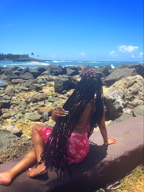 vacation, vacay, fun, friends, family, puerto rico, love, lovely, girl, girlstrip, black girl, cute, beautiful, hair, soft locs, viral, explore, beach, water, nails Server Profile, Vacay Fits, Group Trip, Soft Locs, Water Nails, Luxury Landscaping, Birthday Goals, Shotting Photo, Beach Fits