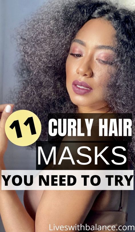 You know your curls are looking dull, dead and frizzy. It has been quite some time since you have given love to your hair. You know your hair needs deep conditioning. Here is a compilation of my favourite hair masks for curly frizzy hair that will redefine your curls. | curly hair masks, hair mask for curly hair, hair mask for curly hair homemade, hair mask for curly frizzy hair, hair mask for curly damaged hair, hair mask for curly dry hair | Curly Hair Masks, Curly Damaged Hair, Hair Mask For Curly Hair, Mask For Curly Hair, Curly Frizzy Hair, Curly Hair Mask, Damaged Curly Hair, Curly Hair Growth, Frizzy Curls