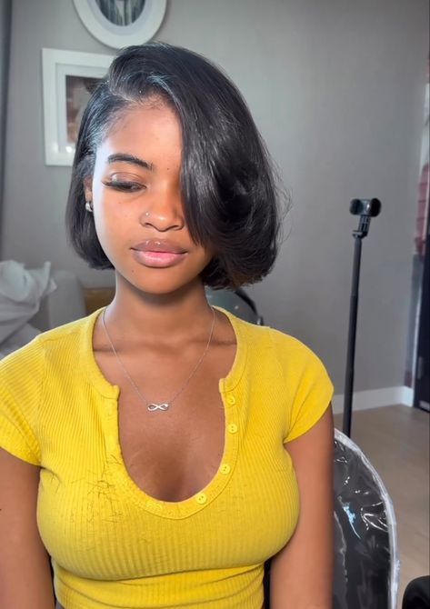 Natural Hair Bob, Pressed Natural Hair, Silk Press Natural Hair, Twisted Hair, Natural Hair Short Cuts, Short Hair Black, Short Sassy Hair, Pelo Afro, Sassy Hair