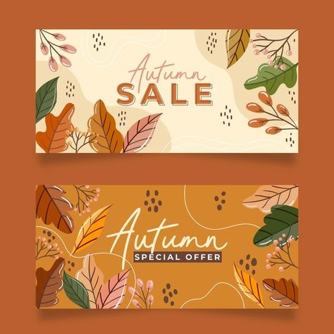 Creative Banner Design Ideas, Fall Graphic Design, Banner Design Ideas, Autumn Banner, Soya Mumu, Nature Autumn, Banner Design Inspiration, Fall Banner, Autumn Design