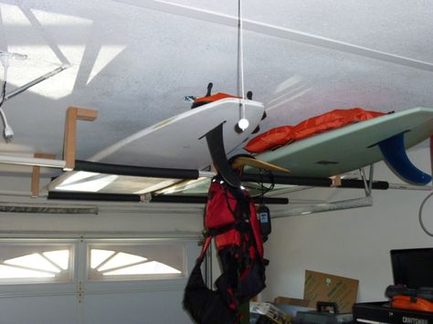 How do you store your SUP's? Paddle Board Storage, Surfboard Storage, Surf Rack, Kayak Storage Rack, Surfboard Rack, Kayak Storage, Garage Storage Solutions, Ceiling Storage, Boat Storage