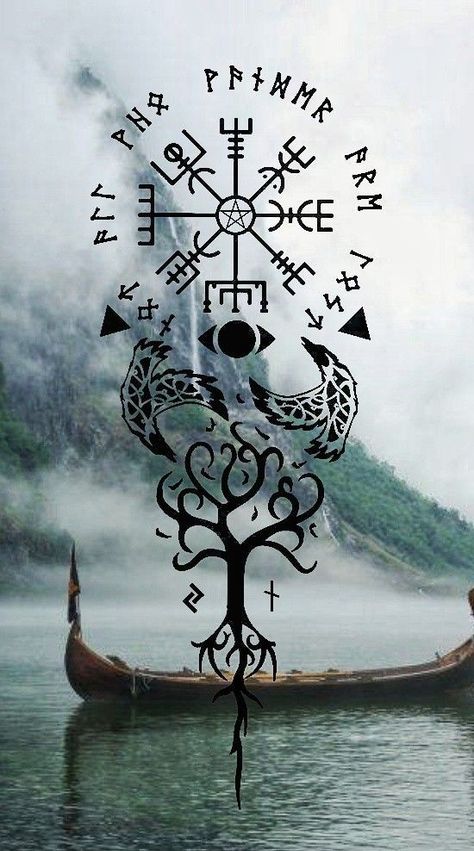 Norse Wallpaper Iphone, Norse Wallpaper, Wallpaper Vikings, Vikings Wallpaper, Ancient Viking Symbols, Rune Vichinghe, Viking Tattoos For Men, Celtic Runes, Norse Mythology Tattoo