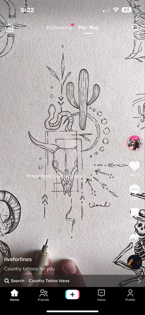 Gods Country Tattoo, Boho Western Drawings, Western Geometric Tattoo, Medium Size Western Tattoos, Western Sunrise Tattoo, Tattoo Ideas Arm Woman Sleeve, Minimalistic Western Tattoo, Strong Willed Tattoo Ideas, Woman’s Western Sleeve Tattoo