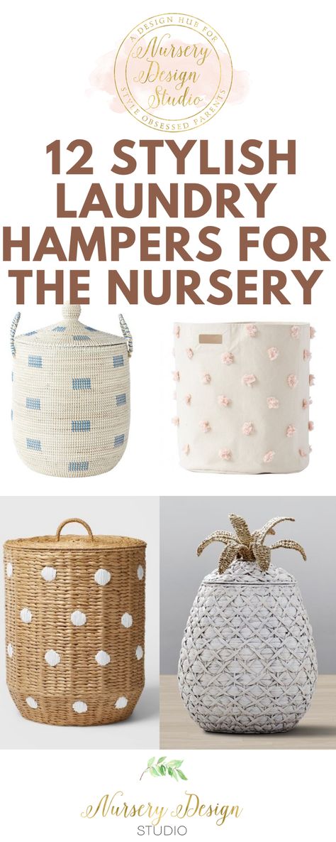 When designing a nursery, we are always on the hunt for the most practical yet stylish finds to bring into the baby's room. Here, we've rounded 12 of our favorite nursery hampers for the baby's room. Nursery Laundry Basket Ideas, Nursery Hamper Ideas, Nursery Laundry Basket, Pottery Barn Nursery, Kids Laundry Hamper, Kids Hamper, Baby Laundry Basket, Shared Nursery, Wicker House