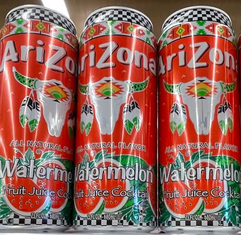 Arizona Watermelon, Fun Packaging, Watermelon Drink, Watermelon Fruit, Fruit Cocktails, Fruit Juice, Natural Flavors, All Natural, Beverage Can