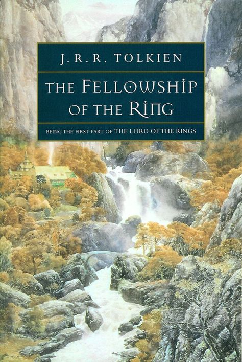 The Lord of the Rings: The Fellowship of the Ring.  Read aloud with Adam.  (October 2014) Best Fantasy Book Series, Lord Of The Rings Fellowship, Ring Book, The Fellowship Of The Ring, The Rings Of Power, Rings Of Power, Fantasy Book Covers, Fantasy Book Series, J R R Tolkien